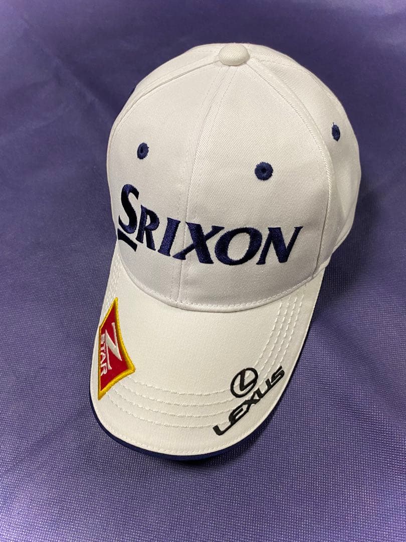 松山英樹モデルのSRIXON、LEXUSキャップ 黒 白 2個セット