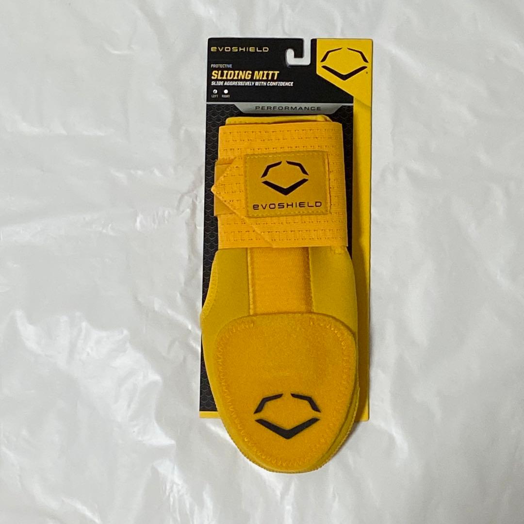 新品 Evoshield 走塁用ミット イエロー 左手用 限定