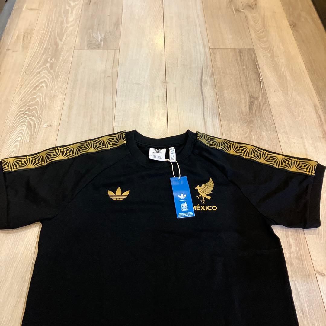 アディダス　adidas メキシコ代表 ゴールドTシャツ
