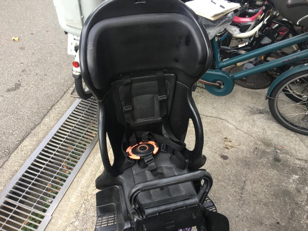 地域限定送料無料　キッスミニ　子供乗せ　8,9AH　パープル　神戸市　電動自転車