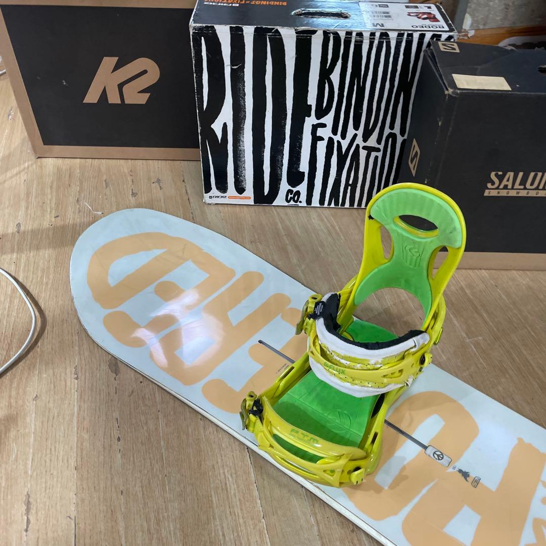 BURTON×FLUX　バートン　フラックスバイン付き　スノーボードセット