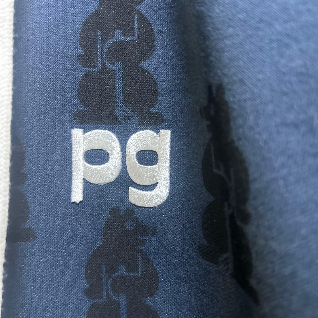 PEARLY GATES♡クマ柄フルジップパーカー ダークブルー. 最終値下げ❗️