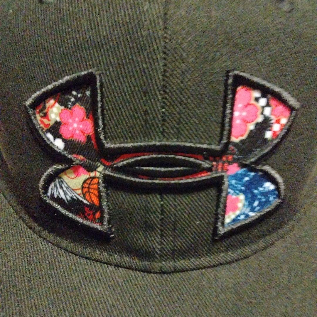 Under Armour 花柄キャップ 日本国旗刺繍