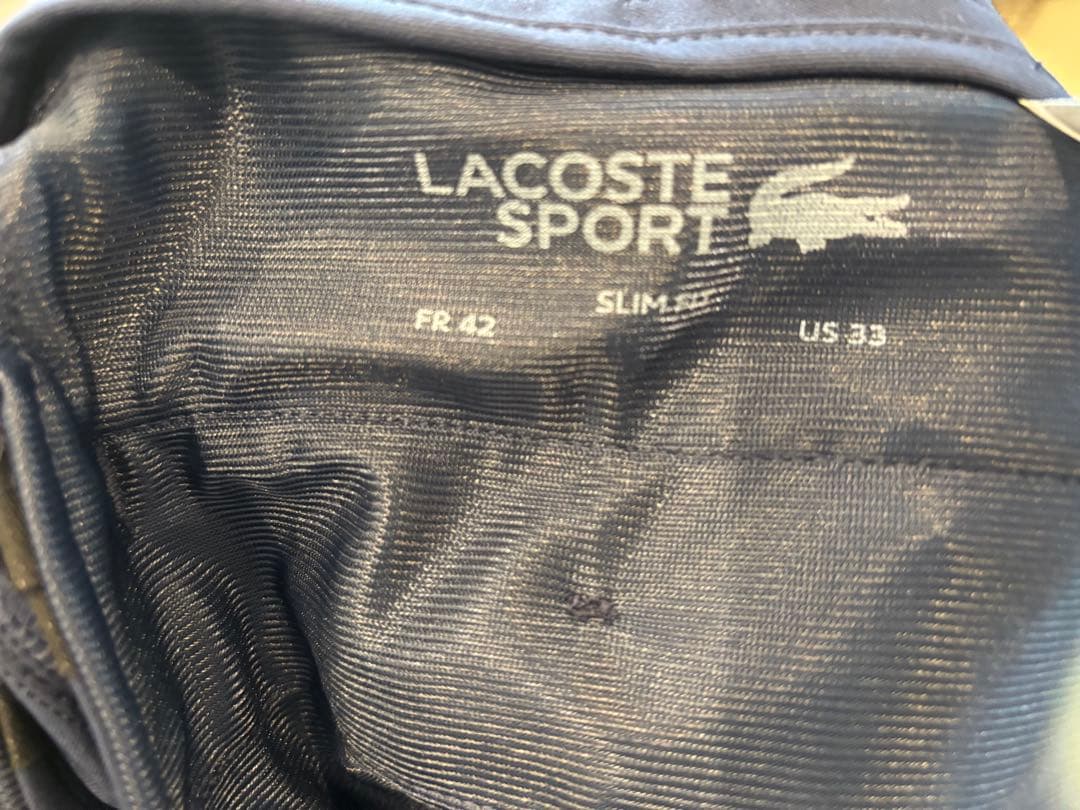 LACOSTE ウルトラドライスリムフィットゴルフパンツ ネイビー size42