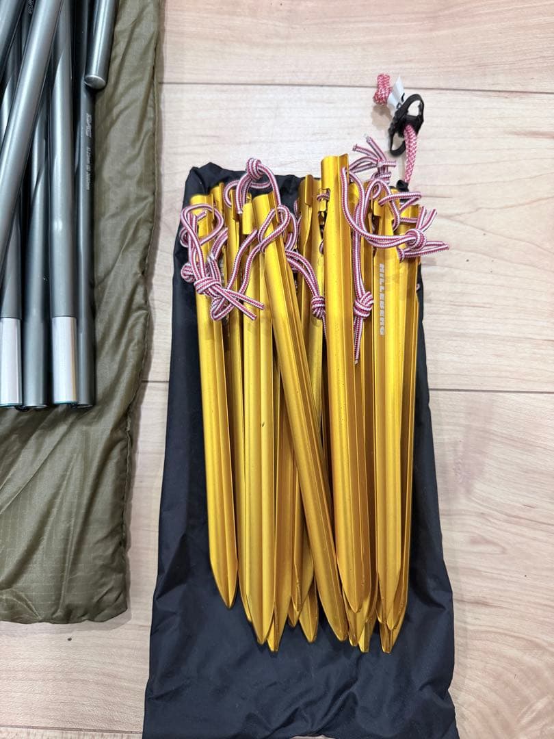HILLEBERG ケロン4gt 純正フットプリント付き