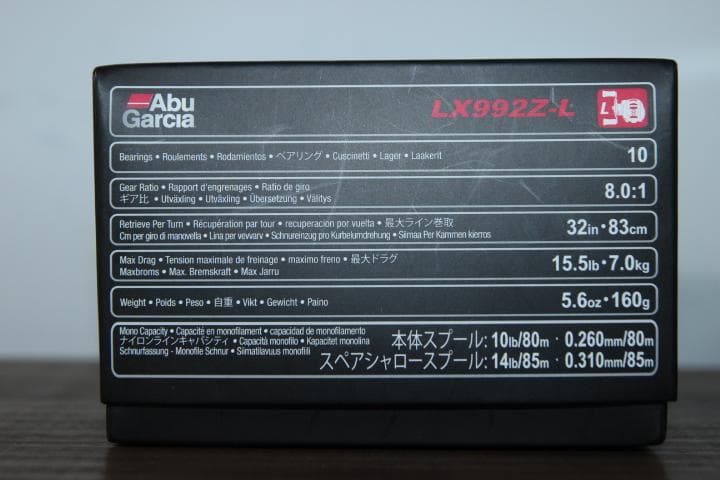 Abu Garcia アブガルシア LX992Z-L 左巻き ベイトリール