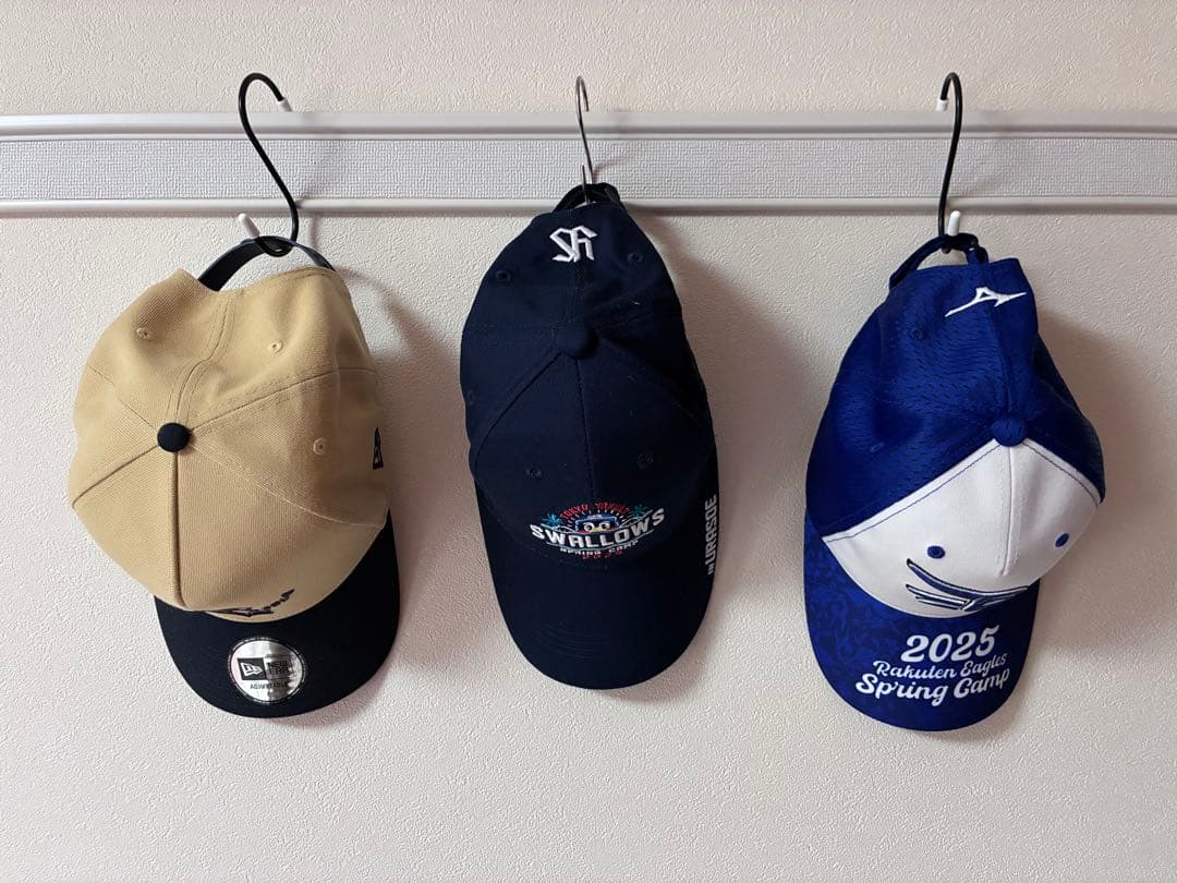 プロ野球　オリックス/ヤクルト/楽天　2025春季キャンプ限定キャップ3点セット