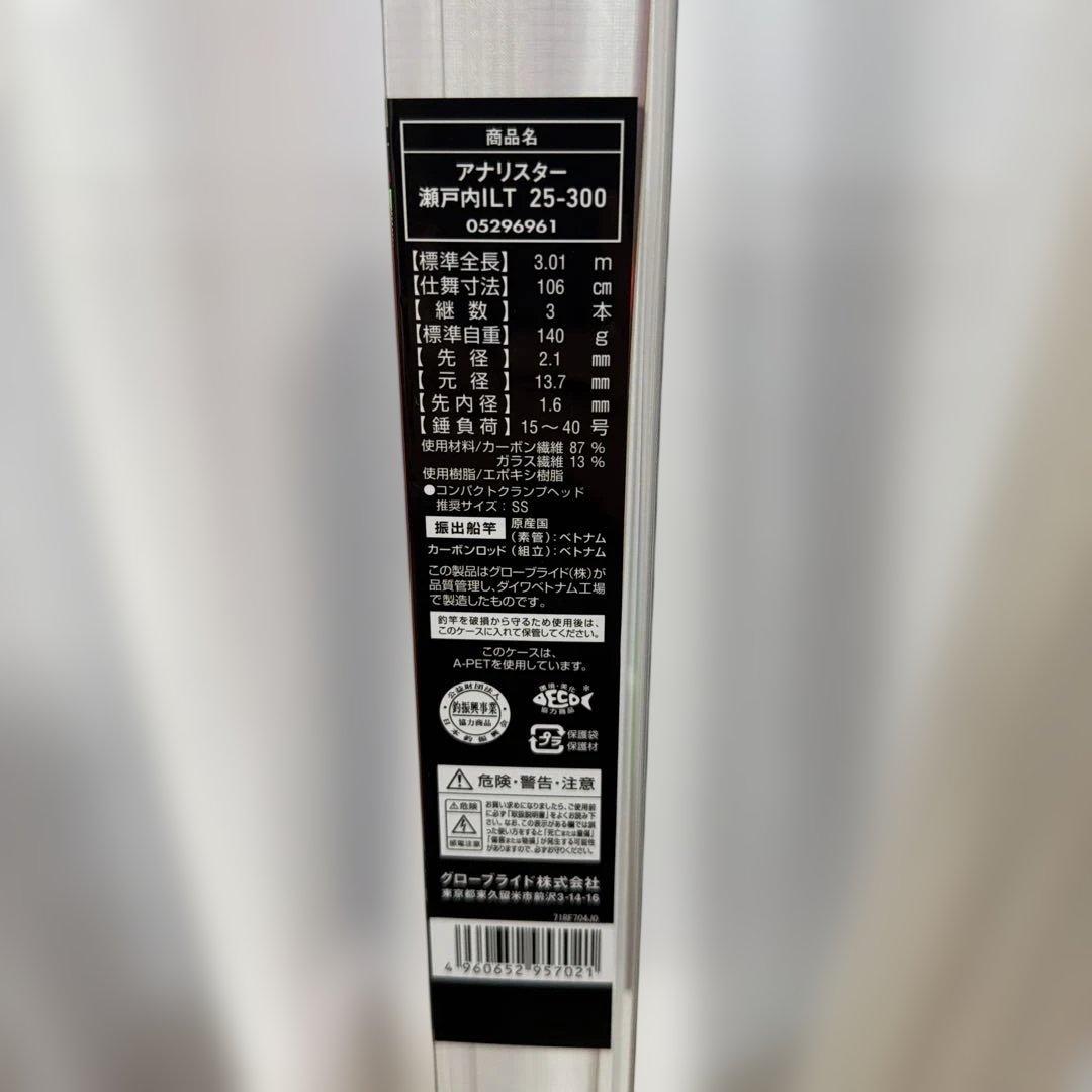 Daiwa ANALYSTAR 瀬戸内ILT 25-300