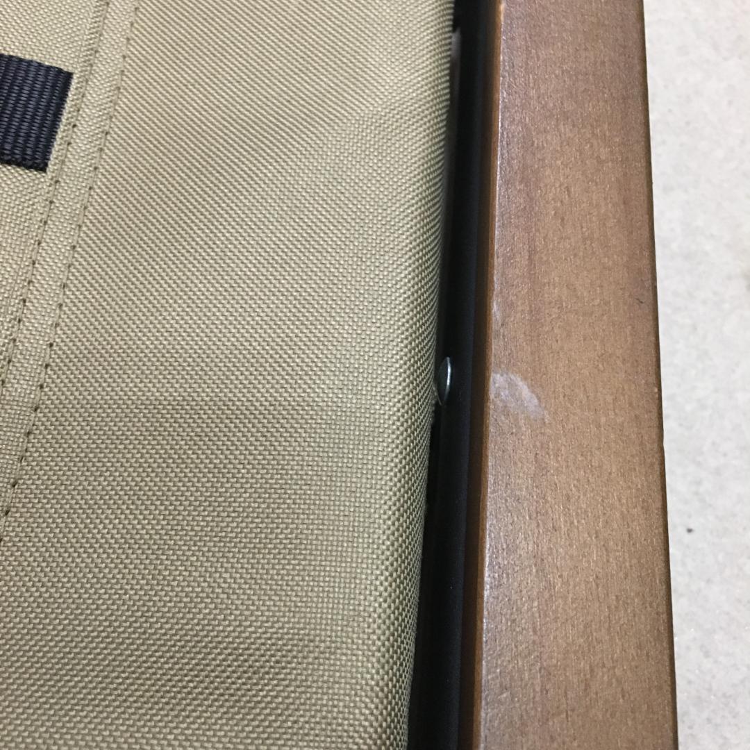 Y USED クイックキャンプ ウッドローチェア 1人掛け キャンプ用品 椅子