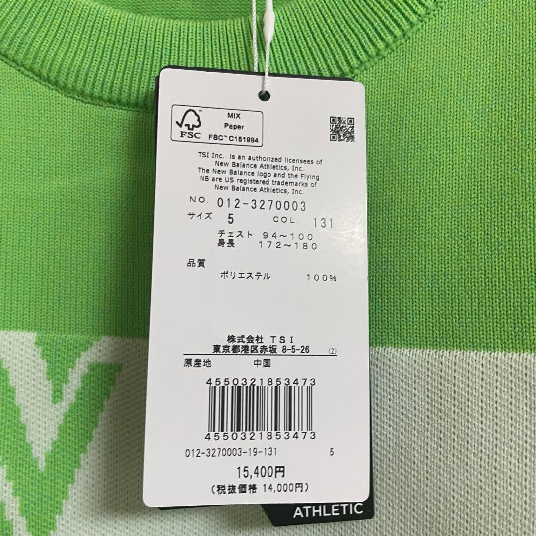 ⭐️新品　ニューバランス　ゴルフ　クルーネックニット　L