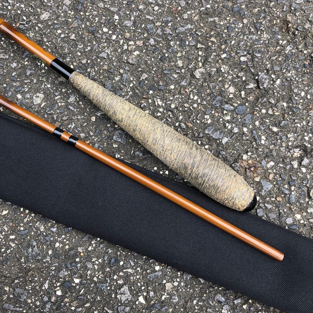 ① 美品　ヘラブナ竿　白翁 九尺 収納袋