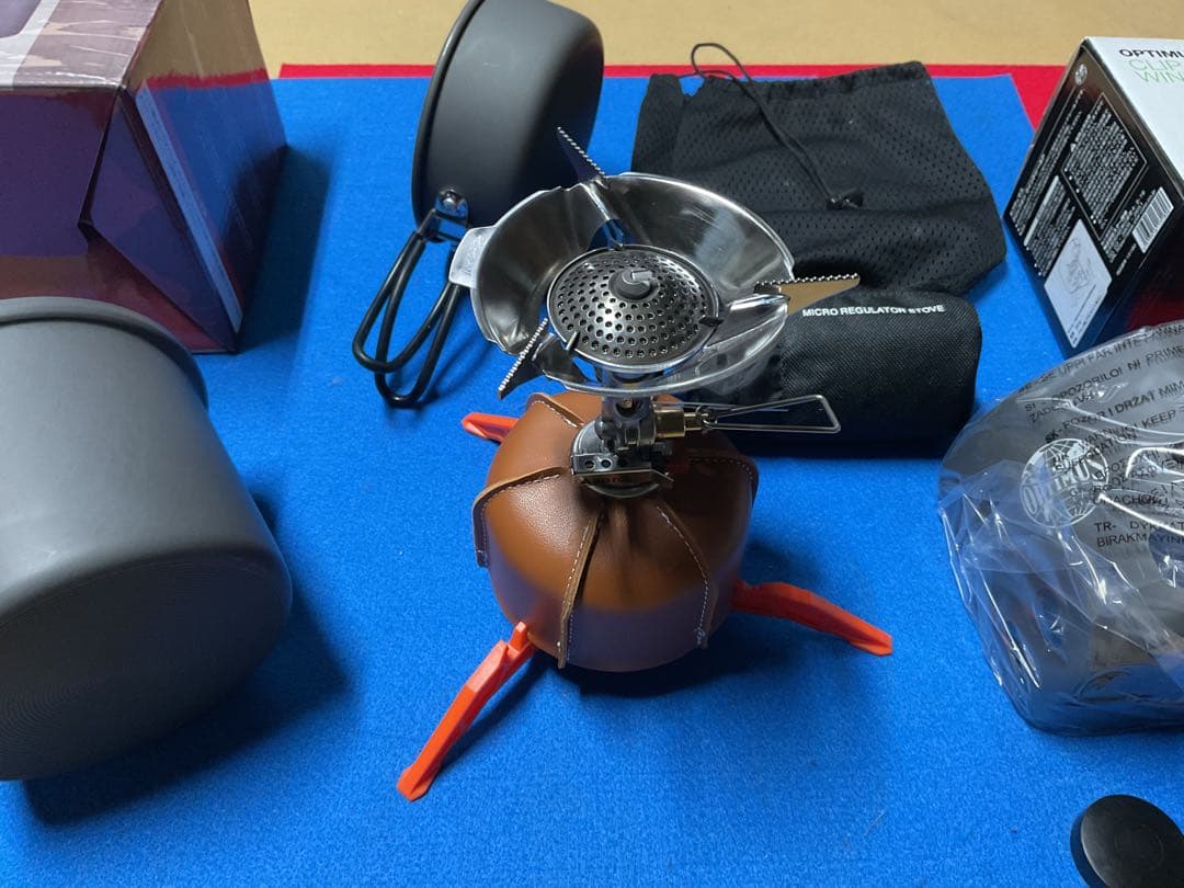 SOTOMicroレギュレートストーブ美品&PRIMUSダブルクッカー美品OD付
