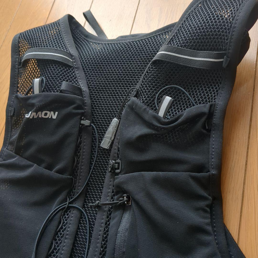 美品　サロモン ADV HYDRA VEST 8 トレランザック　ブラック　XS