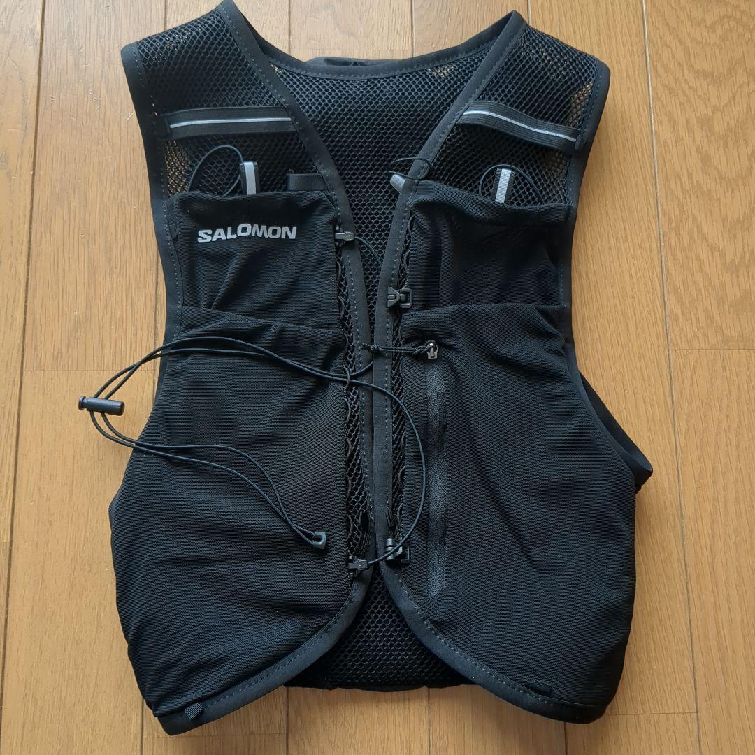 美品　サロモン ADV HYDRA VEST 8 トレランザック　ブラック　XS