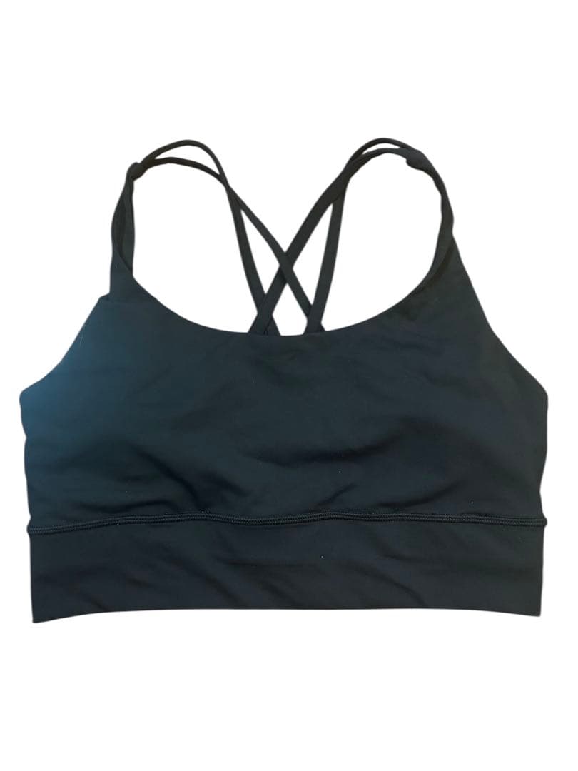 【lululemon】美品！スポブラ　タンクトップ　ヨガ　ウェア　ブラック