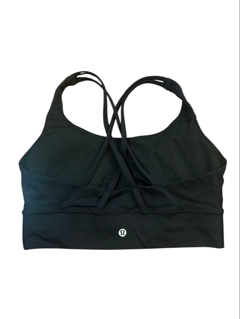 【lululemon】美品！スポブラ　タンクトップ　ヨガ　ウェア　ブラック