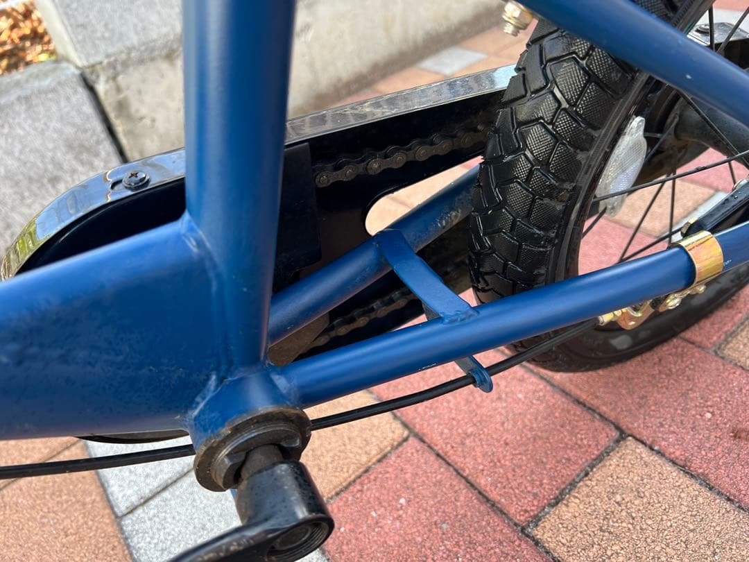 千葉県流山市発送　Ravi 幼児用自転車 14インチ ネイビー 補助輪付き