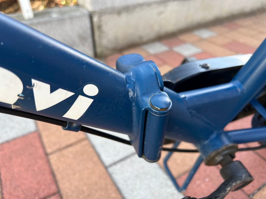千葉県流山市発送　Ravi 幼児用自転車 14インチ ネイビー 補助輪付き