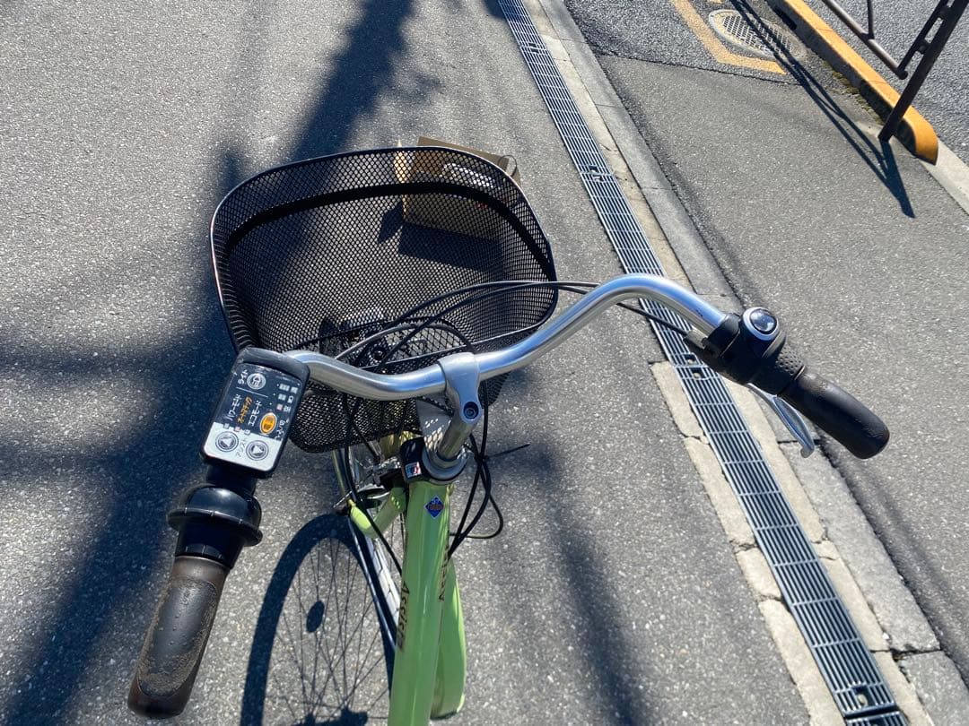 電動アシスト自転車 ライトグリーン