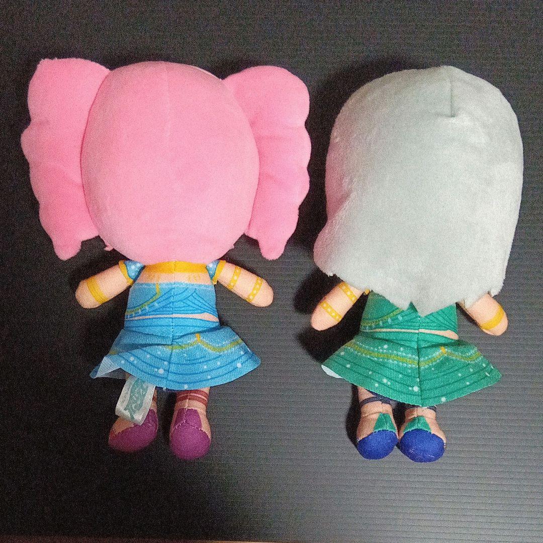 アイカツ　chibi ぬいぐるみ　天羽まどか　黒沢凛　2個