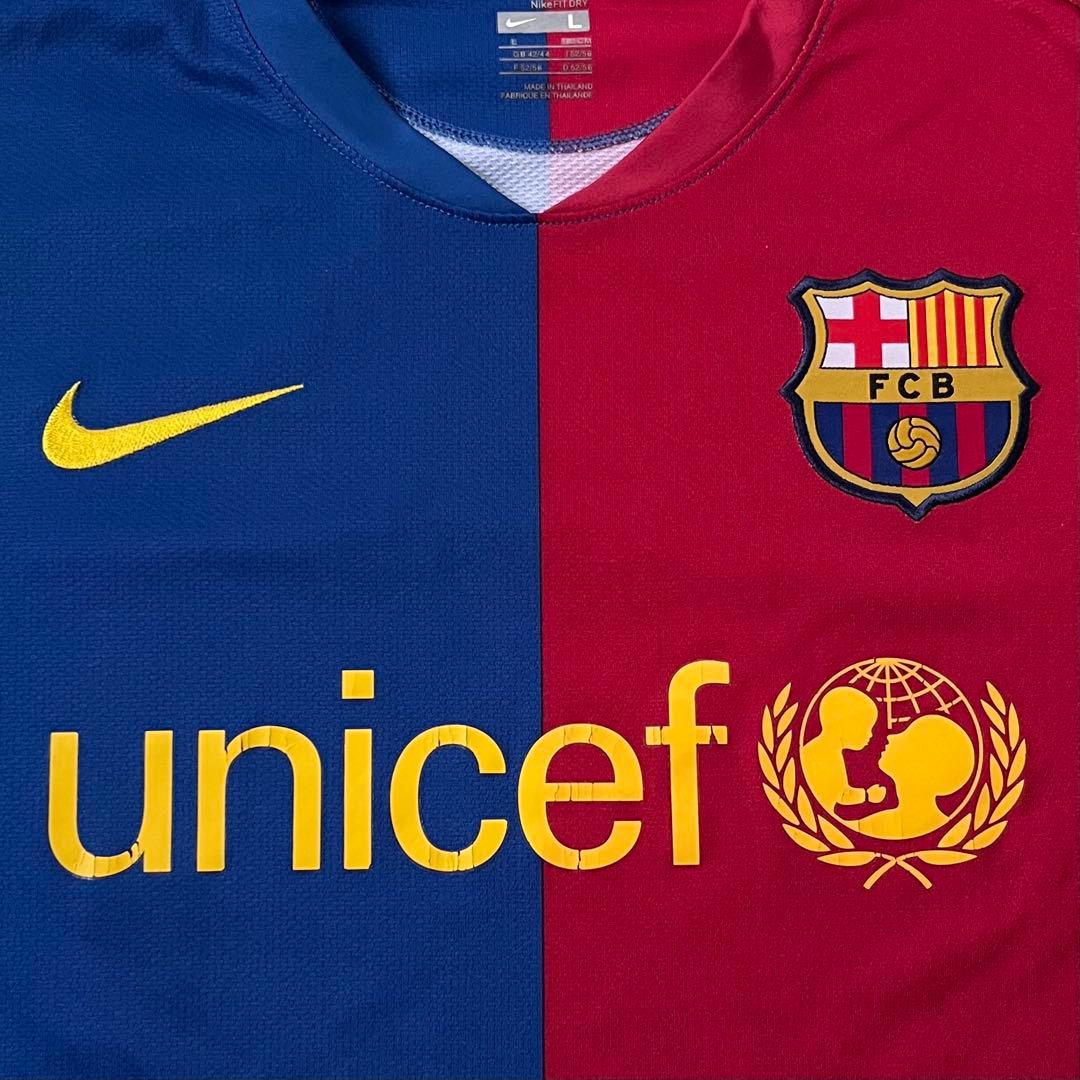 00s NIKE FCバルセロナ 08/09 ユニフォーム ゲームシャツ メッシ