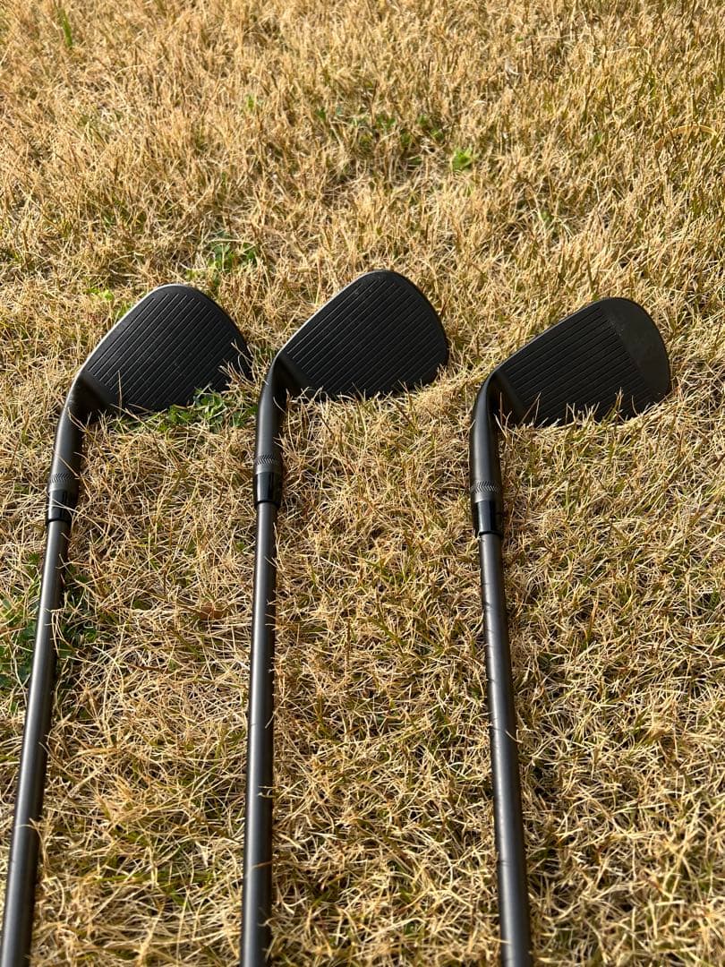PXG ウェッジ 3本セット ブラック仕上げ 50、54、58度⭐︎美品