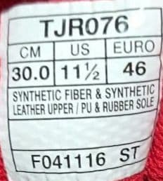 スパイク・シューズ asics TARTHER JAPAN 30cm used red