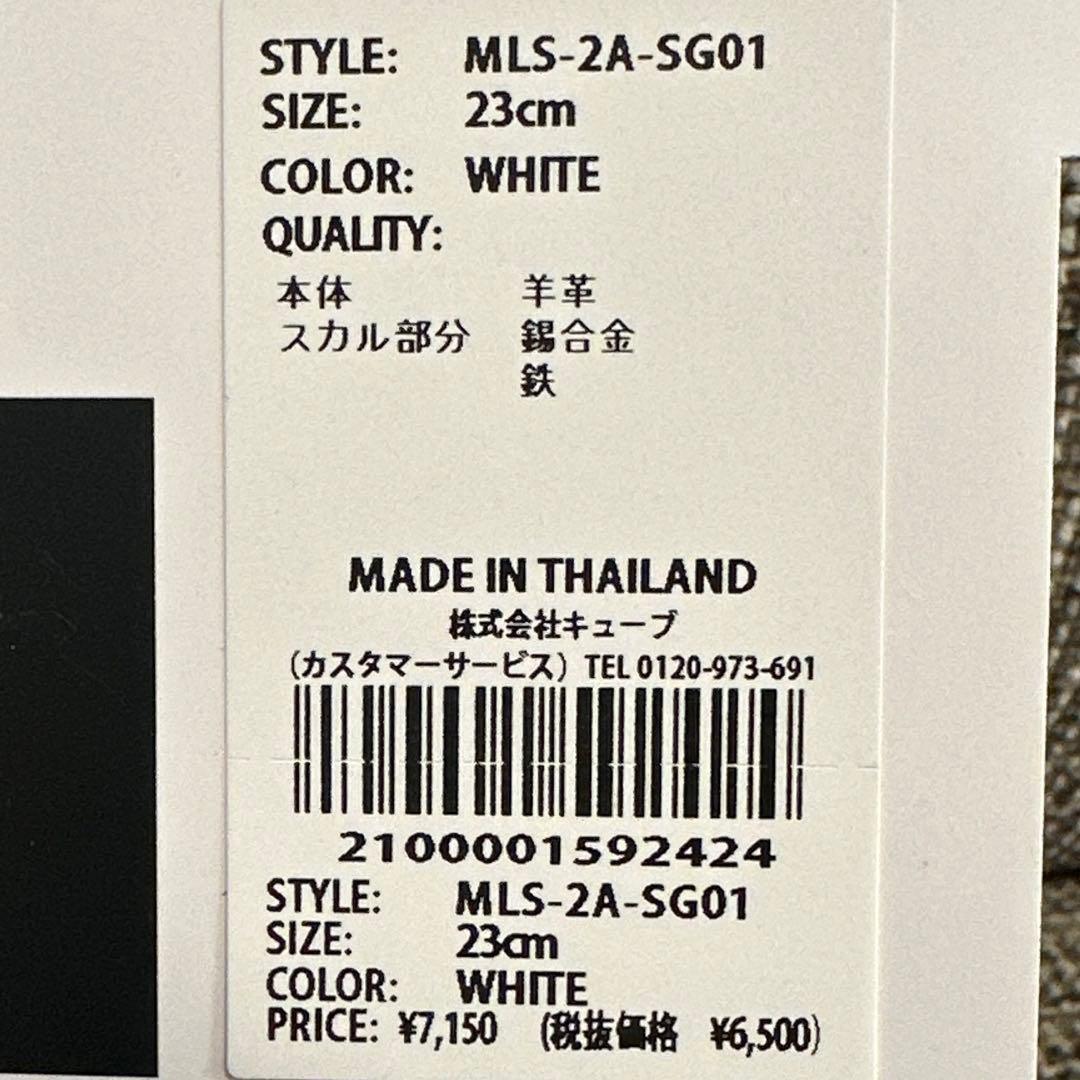 マーカー付　マークアンドロナ　ゴルフ　グローブ　手袋　MARK&LONA 白　黒