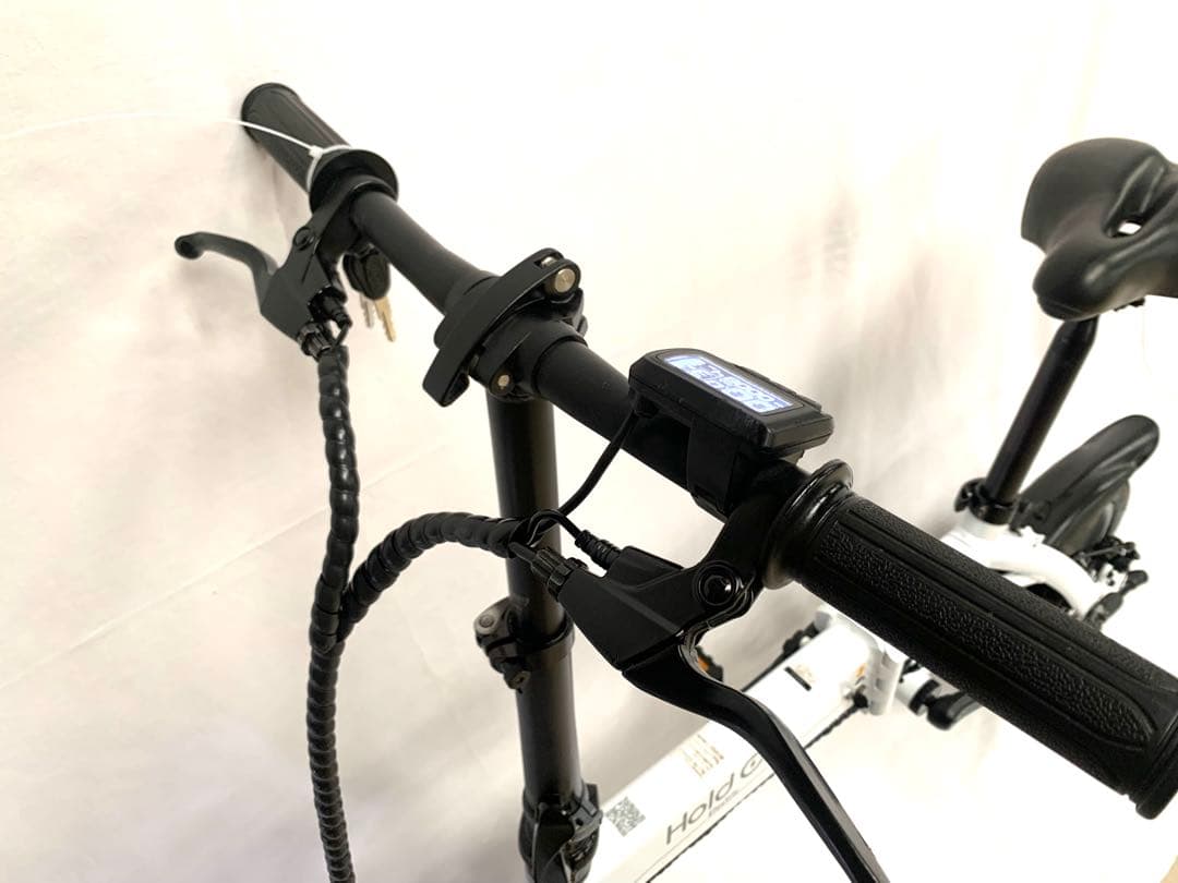 送料無料HoldOn折り畳み電動自転車Q1 36V7.5Ah14インチ動作確認済