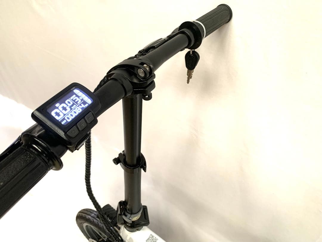 送料無料HoldOn折り畳み電動自転車Q1 36V7.5Ah14インチ動作確認済