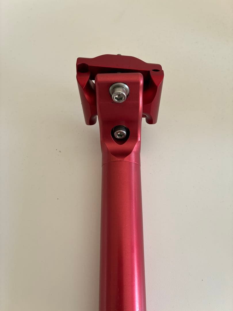 中古 paul シートポスト 27.2mm red キズあり