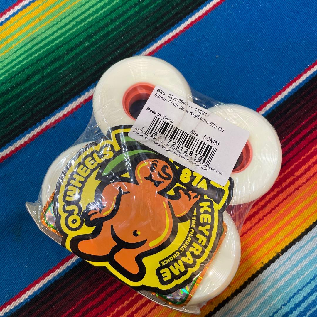 OJ WHEELS Keyframe 58MM 87Aウィール