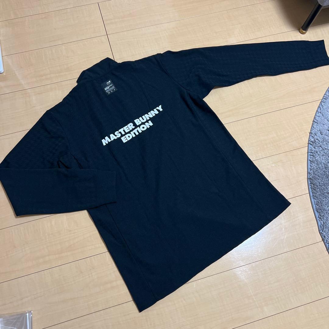 【美品】マスターバニー　ハーフジップ　モックネック　メンズ　ブラック　サイズ6