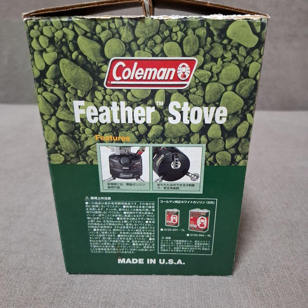 【美品】Coleman コールマン フェザー ストーブ USA 442-726J