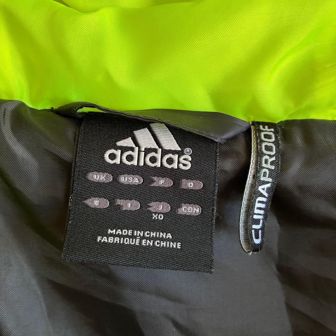 アディダス ロングダウン ベンチコート XO フード付き　adidas