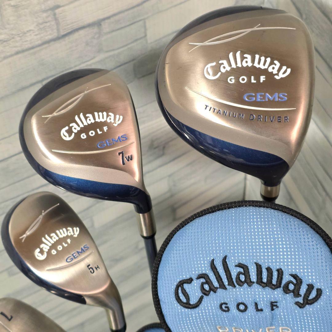 キャロウェイ Callaway GEMS レディース ゴルフセット チッパー付き