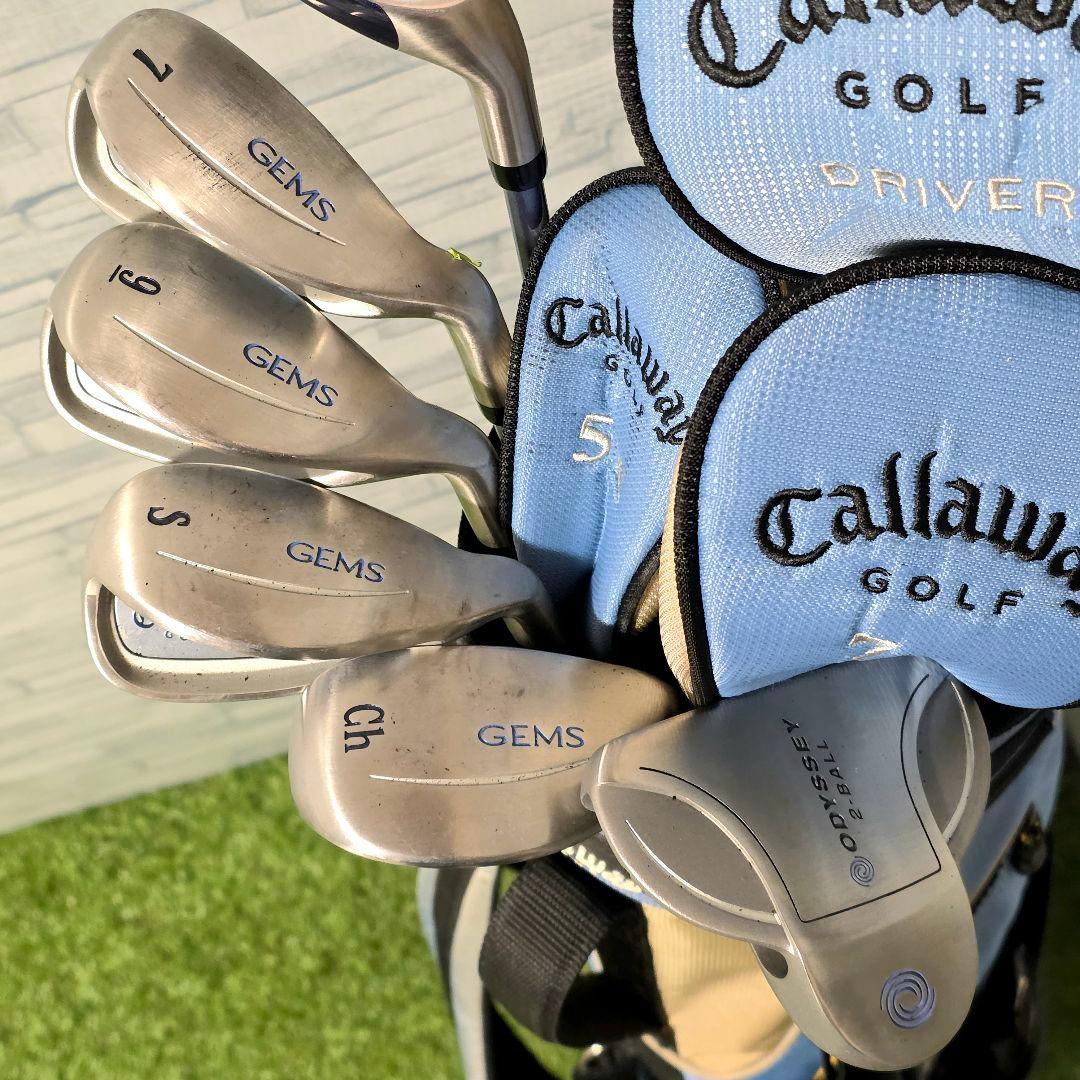 キャロウェイ Callaway GEMS レディース ゴルフセット チッパー付き