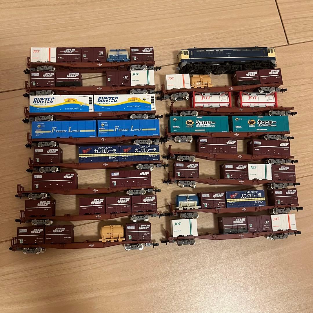 Nゲージ鉄道模型 貨物車両セット