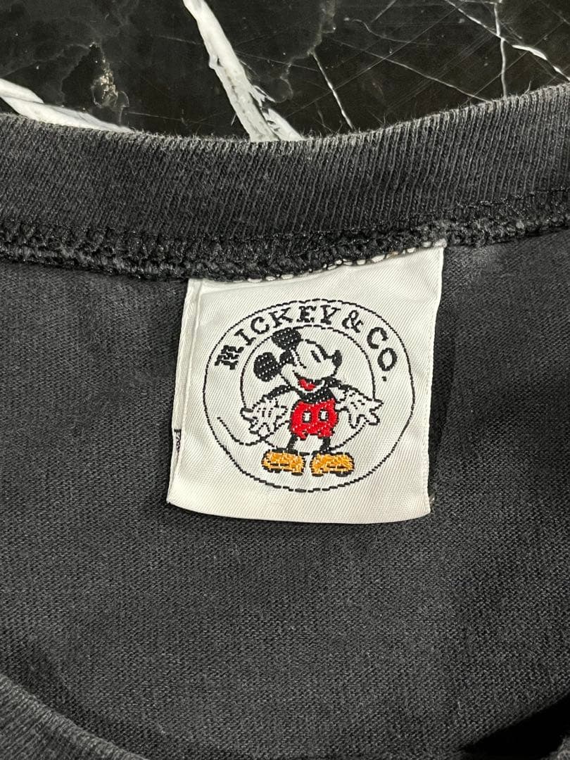 90s ディズニー ミッキー ミニー Tシャツ 変形デザインMickey&Co.