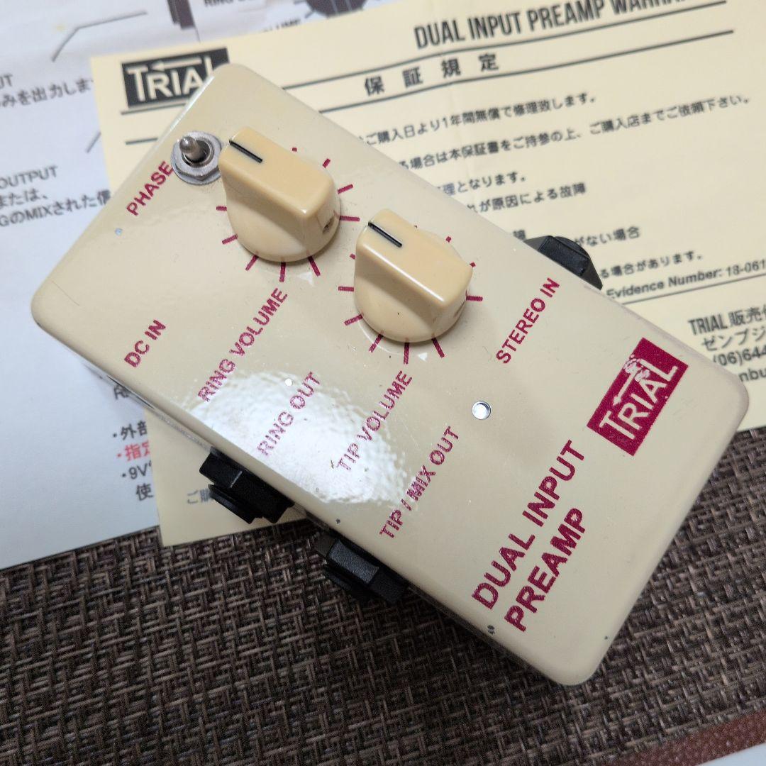 ギター TRIAL DUAL INPUT PREAMP