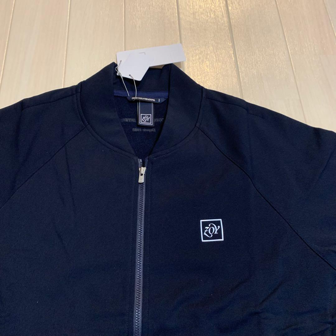新品■29,700円【zoy ゾーイ 】メンズ　長袖　ジャケット　裏毛　XL 紺