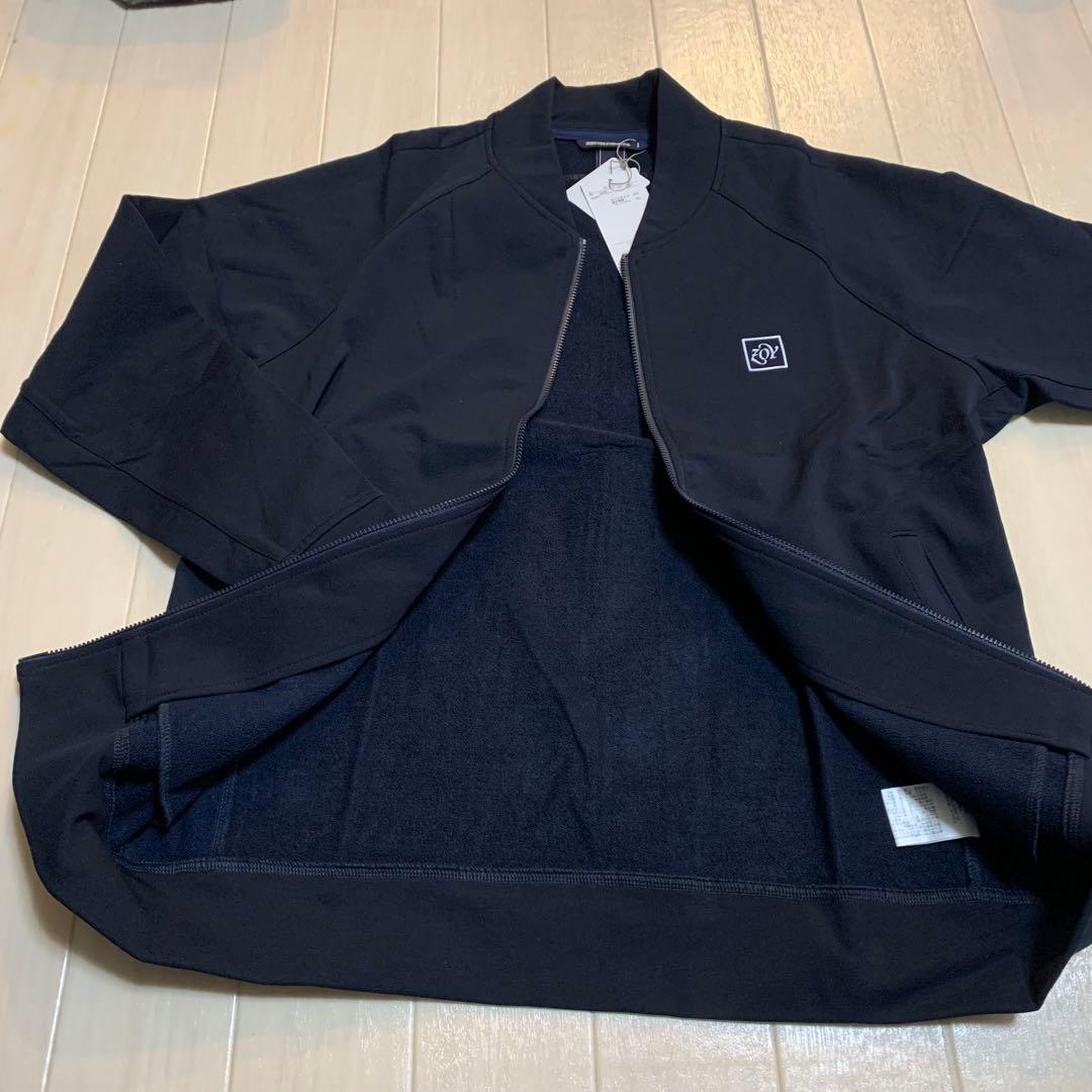 新品■29,700円【zoy ゾーイ 】メンズ　長袖　ジャケット　裏毛　XL 紺