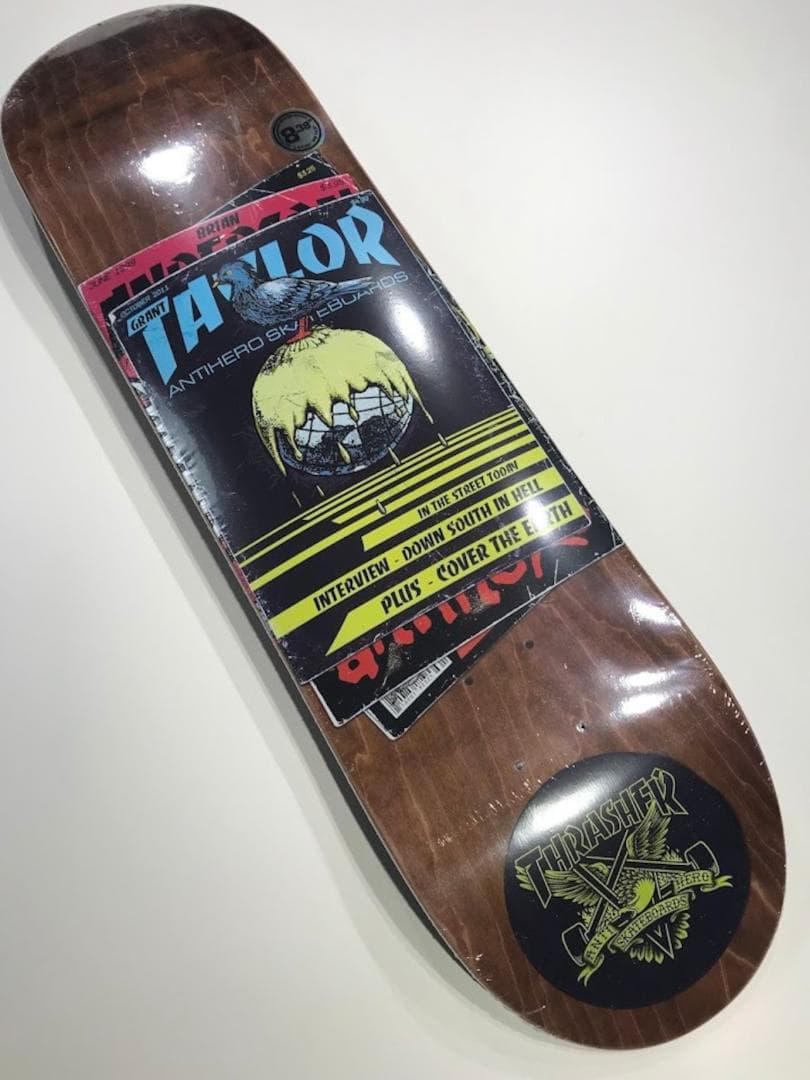 【激レア】ANTIHERO x THRASHER 8.38\"【新品送料込】茶