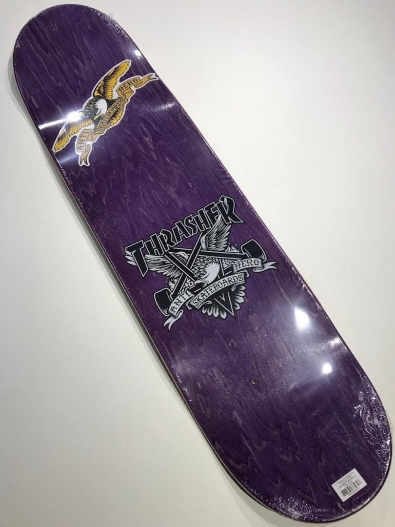【激レア】ANTIHERO x THRASHER 8.38\"【新品送料込】茶