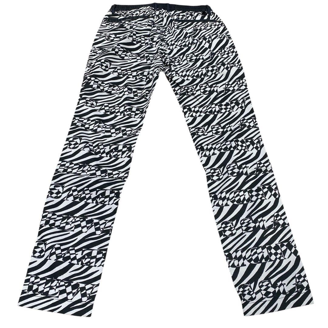 【未使用】定価4.1万円 St ANDREWS オプアートジャガードパンツ