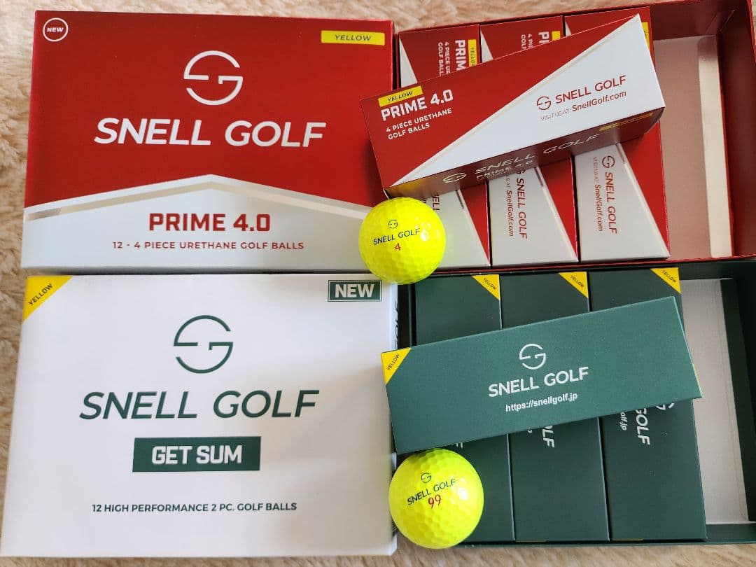 新品ゴルフボール　SNELL GOLF ×2ダース　PRIME、GET SUM