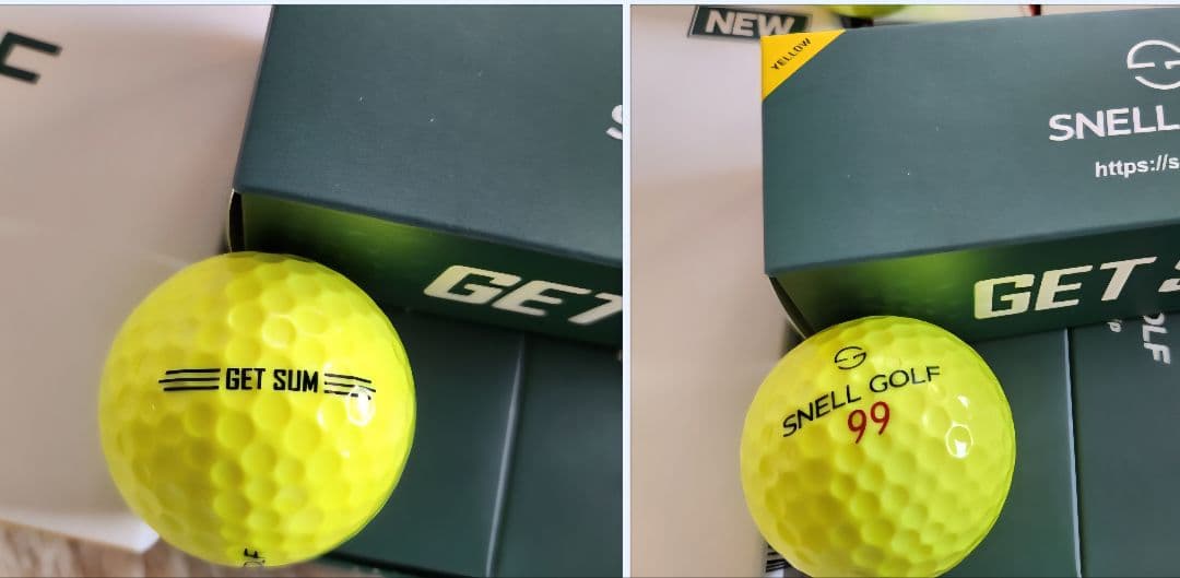 新品ゴルフボール　SNELL GOLF ×2ダース　PRIME、GET SUM