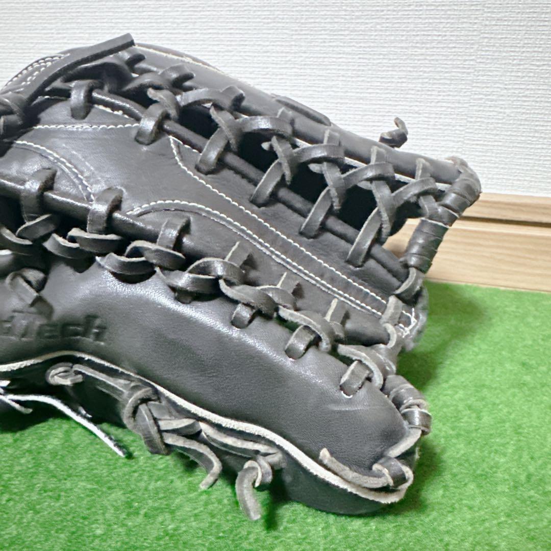 美品 アシックス ゴールドステージ 外野手用 軟式 グローブ スピードテック