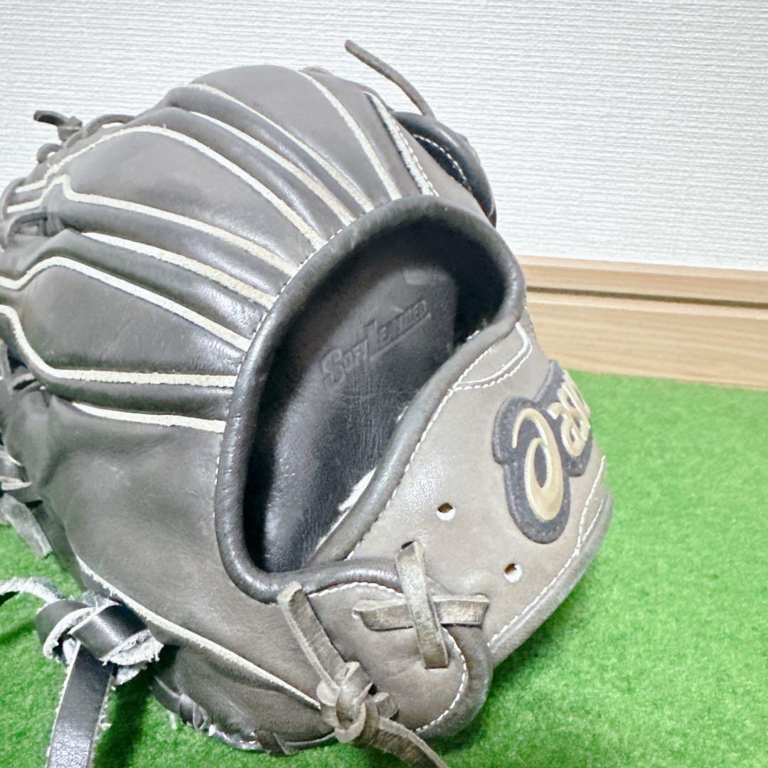 美品 アシックス ゴールドステージ 外野手用 軟式 グローブ スピードテック