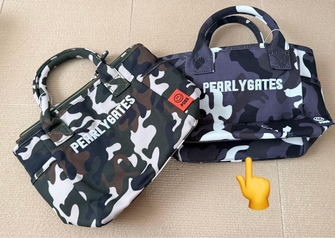 即日発送PEARLY GATES　カートバック グレー